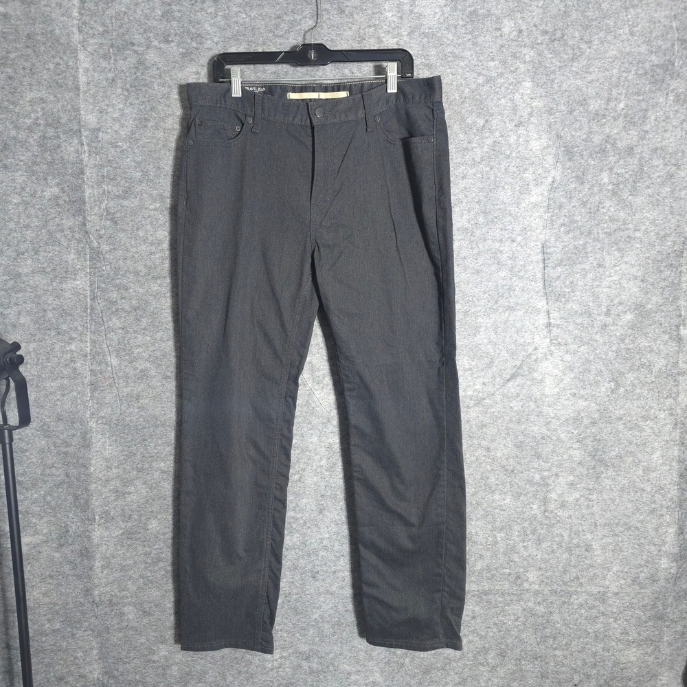 Banana Republic Travel Jean Mens 34x30 Gray Slim Fit Washwell Stretch Denim 5-Pk